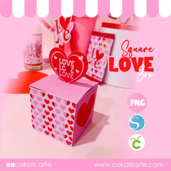 Square LOVE Box