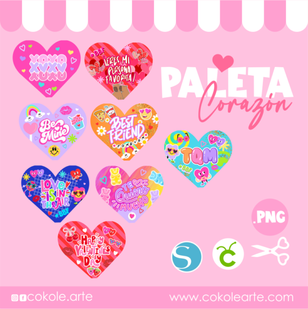 Caja Paleta Corazón