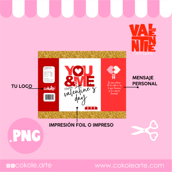 Valentine ChipsBag