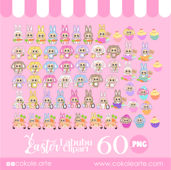 Articulos web 2 Cliparts Easter Labubu