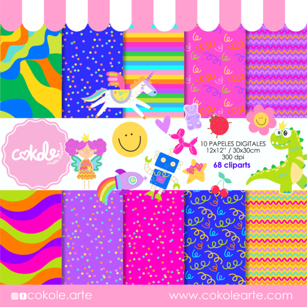 Kit Cliparts Día del Niño