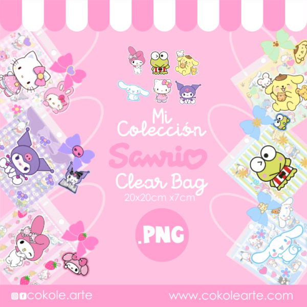Articulos web 1 Mi Colección Sanrio ClearBag
