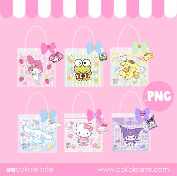 Articulos web 2 Mi Colección Sanrio ClearBag