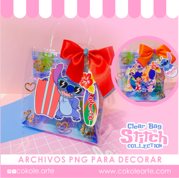 Articulos web 1 Clear Bag-Deco Stitch