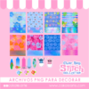 Articulos web 3 Clear Bag-Deco Stitch