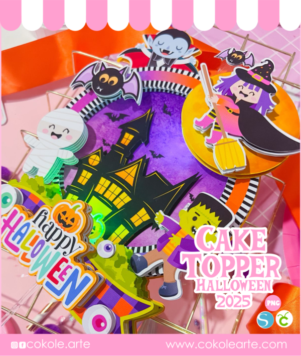 Cake Topper Halloween 2025