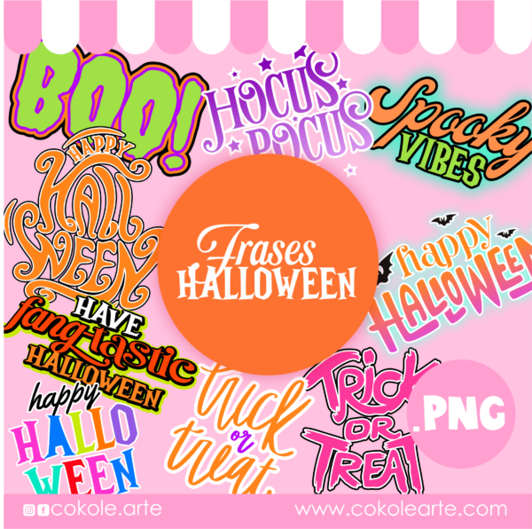 Frases Halloween 1 Set de Frases Halloween 2025
