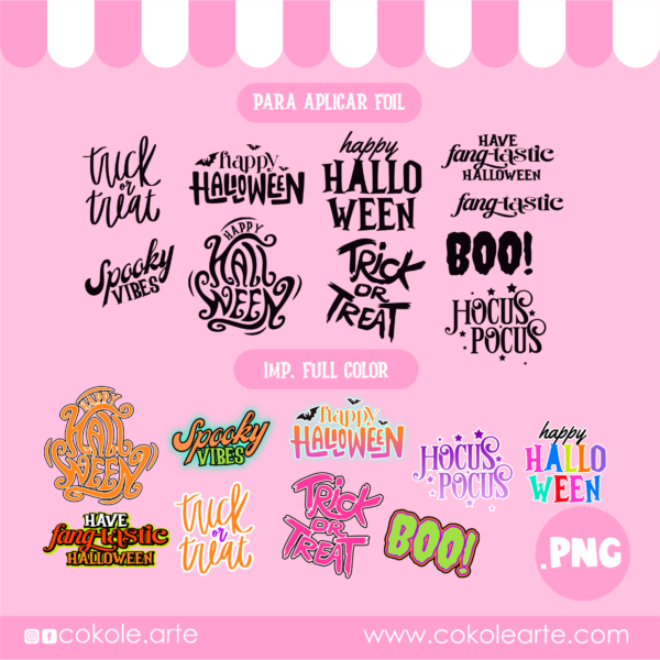 Frases Halloween 2 Set de Frases Halloween 2025