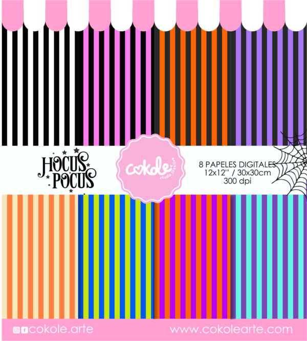 Mix Papeles Digitales Halloween 2025