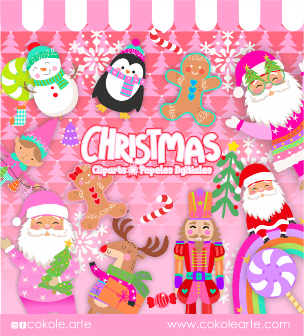 Cliparts & Papeles Christmas web 1 Christmas Cliparts & Papeles