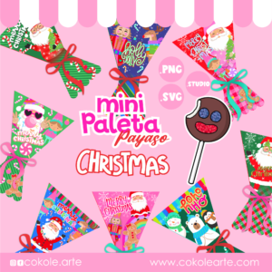 Mini Paleta Payaso Christmas