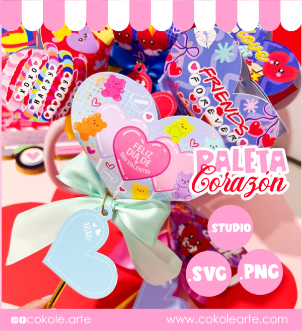 Paleta Corazón Valentines´26