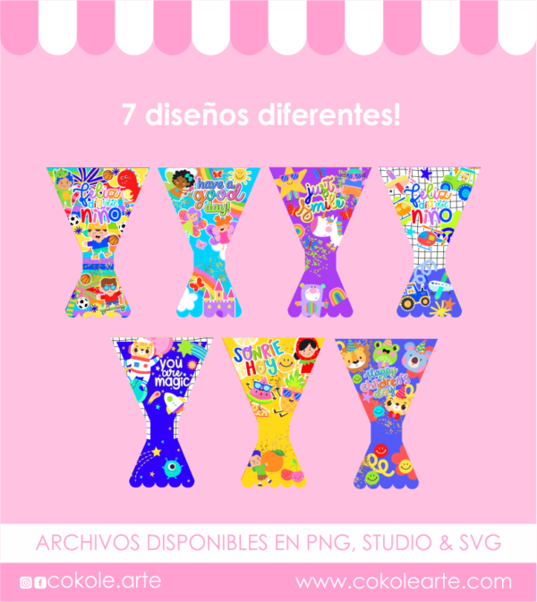 Paleta Payaso 3 Mini Paleta Payaso Día del Niño'26