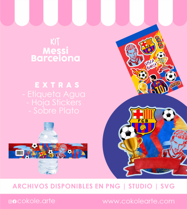 Kit Messi Barcelona