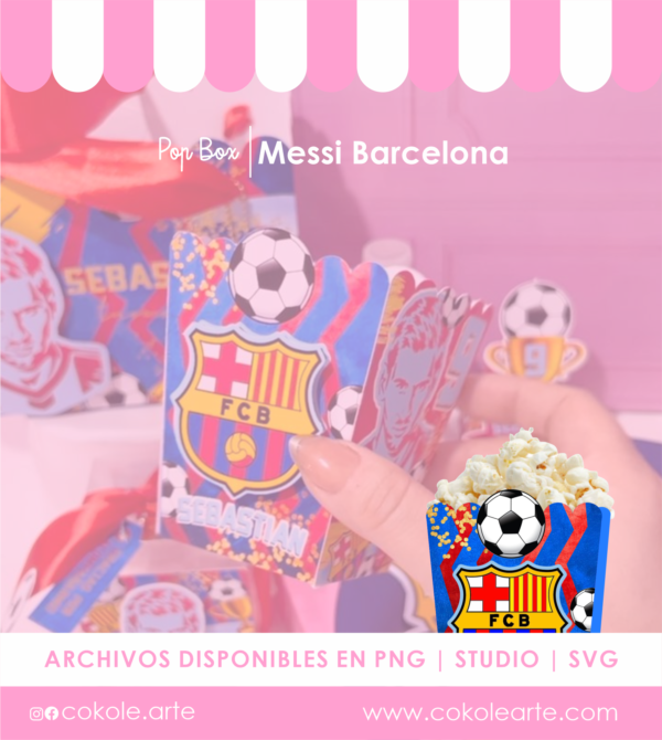 Pop Box - Messi Barcelona